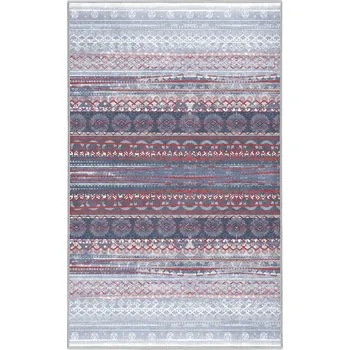 Koberec Fialovo-šedý pratelný koberec 80x150 cm Vintage Stripe – Mila Home ID_1719556