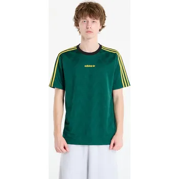 cyklistický dres Dres adidas Jacquard Jersey Collegiate Green S