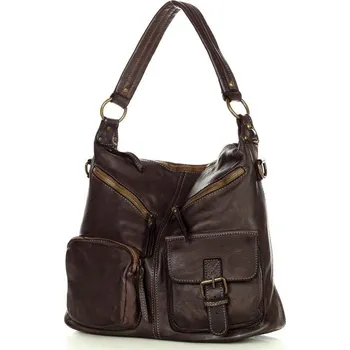 Kabelka MARCO MAZZINI tmavě hnědá kabelka v23e Velikost: ONE SIZE