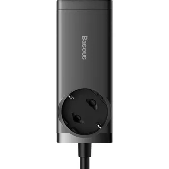 NONAME Baseus Rychlonabíječka do sítě GaN3 Pro, 2x USB-C, 2x USB + AC 100W s kabelem USB-C/USB-C černá