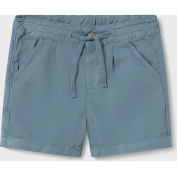Chlapecké kraťasy Dětské šortky s přídavkem lnu Mayoral 1220.3F.Baby.PPY2 modrá 95X, vel. 92