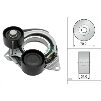 Rozvod motoru Napínák žebrovaného klínového řemenu INA 534 1010 10