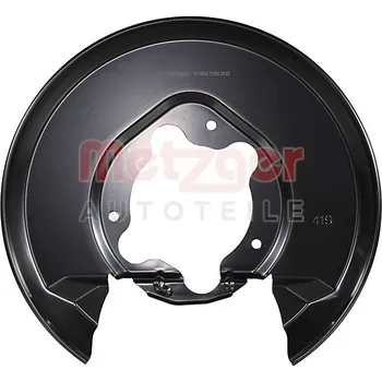 Brzdový kotouč Ochranný plech proti rozstřikování, brzdový kotouč METZGER 6115643