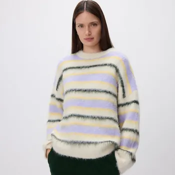 Dámský svetr Reserved - Pruhovaný svetr - vícebarevná - 247IW-MLC - 247IW-MLC-XS
