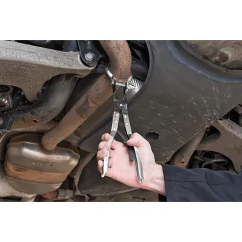 Autodílna Hazet 4684-3 Kleště pro výfukové spony | Délka 310 mm, Rozsah upnutí 50 mm