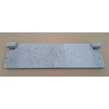 Příslušenství ke kotli Vetim EKORET SAPHIR keramická deska zadní (ROZMĚR: 47,5 x 13 x 3cm)