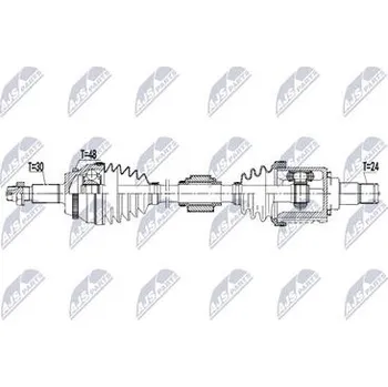 Hnací hřídel - poloosa NTY NPW-TY-232