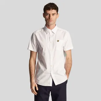 Pánská košile Košile Lyle and Scott White 1208079 M
