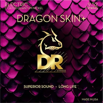 Struna pro kytaru a smyčcový nástroj DR Strings Dragon Skin+ DEQ7-9
