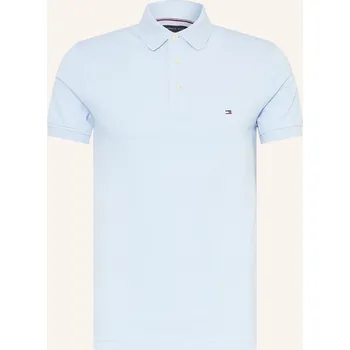 Pánská košile Tommy Hilfiger Pánská Polokošile Z Piké Slim Fit, tmavě modrá, M