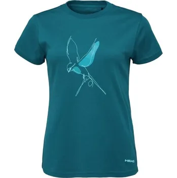 Dámské triko Head AVIS 2XL Tmavě modrá, Světle modrá