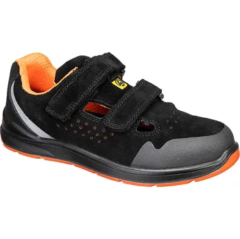 PORTWEST FE08 / Bezpečnostní sandál S1P ESD SR FO - černá/šedá 40