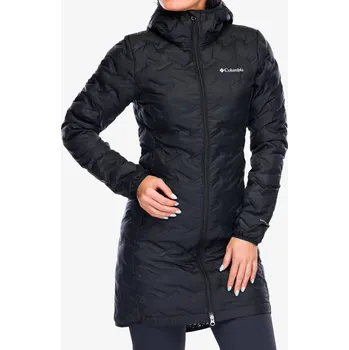 Dámský péřový kabát Columbia Delta Ridge II Long Down Jacket - black