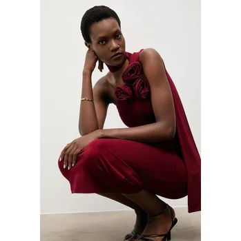 Dámské šaty Šaty Answear.LAB 987.tos burgundské 83X, vel. XS