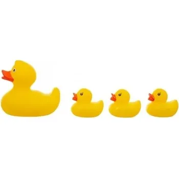 Hračka pro nejmenší AKUKU A0162 HRAČKY DO KOUPELE KAČENKY 4KS