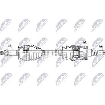 Hnací hřídel - poloosa NTY NPW-NS-174