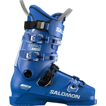 Sjezdové boty Salomon S/PRO ALPHA 130 Expert Line - Race Blue / White / Race Blue 26/26.5