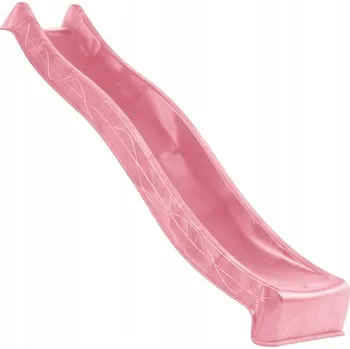 skluzavka Jipos Tools Dětská skluzavka světle růžová HDPE typ 'S-line' 3m JIPOS