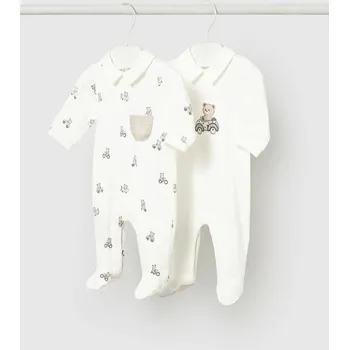 Kojenecké dupačky Mayoral Newborn 2-pack 1716.1B.Newborn.PPY2 béžová 01X, vel. 60