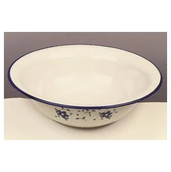 Smaltovaná mísa 32cm - květy - Ibili