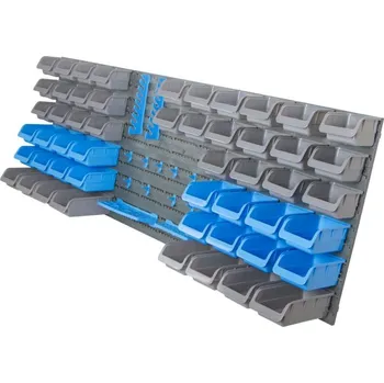 Vložka do organizéru na nářadí AHtool MSBRWK6903 Závěsný organizér na šroubky, 69 dílů -