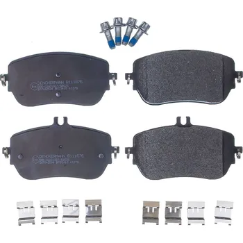 Brzdová destička Sada brzdových destiček, vždy 4 kusy v sadě DENCKERMANN B111676