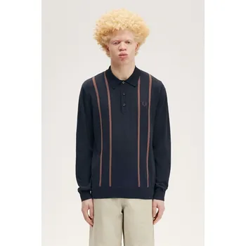 Tričko Fred Perry Navy 608 1073490 S