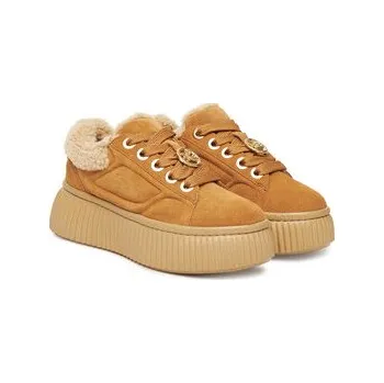 Dámská móda Sneakersy KARL LAGERFELD Kreeper Lo KL42312 Hnědá 37