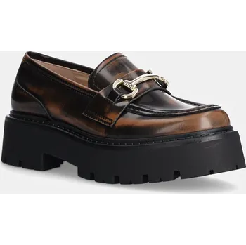 Dámské mokasíny Kožené mokasíny Steve Madden Occupy SM11003276.22K hnědá 89X, EUR 42