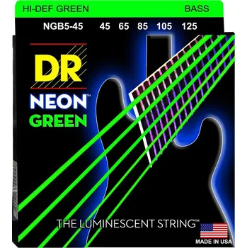 Struna pro kytaru a smyčcový nástroj DR Strings Neon Green NGB5-45