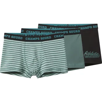 Chlapecké spodní prádlo esmara® Chlapecké boxerky, 3 kusy (pruhy/zelená/černá, 146/152)