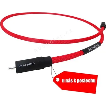 Audio kabel Chord Shawline Digital RCA - 0,5m (Koaxiální audio kabel Chord Shawline Digital RCA)