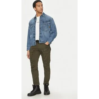 Pánské kalhoty G-Star Raw Kalhoty z materiálu Rovic D02190-5126-6059 Zelená Tapered Fit 32_32