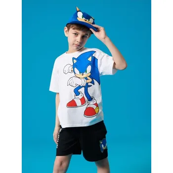 Oblečení a móda Sinsay - Tričko Sonic the Hedgehog - bílá - 267DZ-00X - 267DZ-00X-104-1