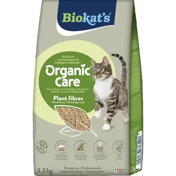 Podestýlka pro kočku 8l (cca 3,2 kg) steliva pro kočky z rostlinných vláken Biokat's Organic Care