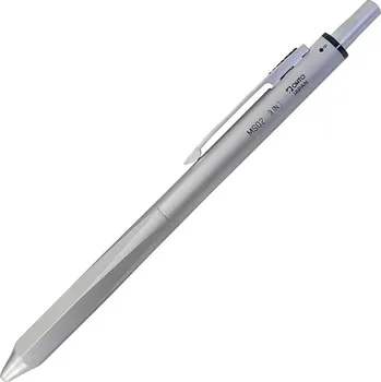 Ohto kuličkové multifunkční pero MS02, stříbrné