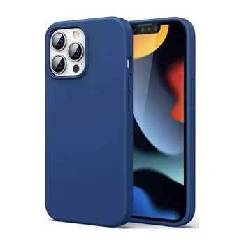 Pouzdro na mobilní telefon Ugreen Protective Silicone Case gumové flexibilní silikonové pouzdro pro iPhone 13 Pro Max modrý