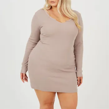 Dámské šaty Šaty Brave Soul Dusky Taupe 1210075 22 (4XL)