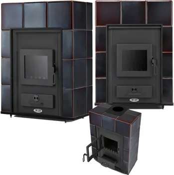 Krbová kamna Kamna s vodním pláštěm Higher 14-15 kW A 65x45x90 cm