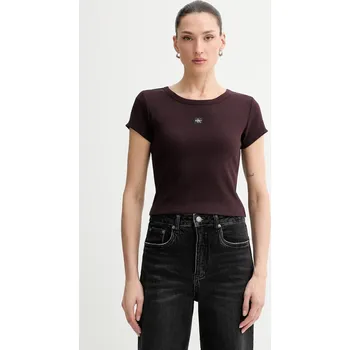 Tričko Calvin Klein Jeans LV047C200G hnědá 89X, vel. M