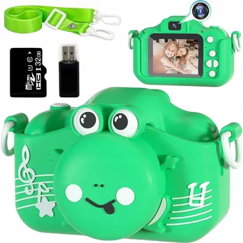 IP kamera DĚTSKÝ DIGITÁLNÍ FOTOAPARÁT OSDUE, 2 MP 1080P HD S 32 GB SD KARTOU A LCD DISPLEJEM