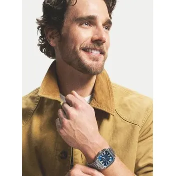 Módní doplněk Hodinky Fossil Crosby FS6121 Stříbrná OS