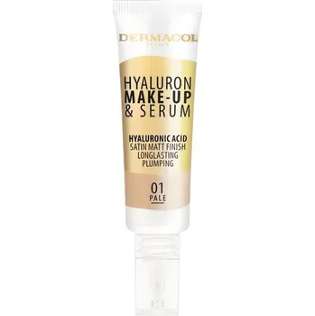 Dekorativní kosmetika Make-up a sérum 2v1 (Hyaluron Make-up and Serum) Dermacol / Odstín: 01 Pale - 25 g + záruka na vrácení do 100 dnů