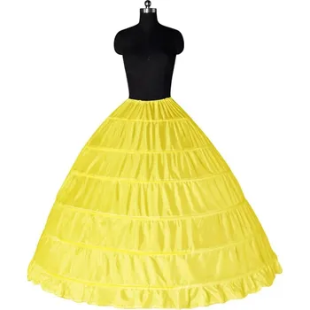 Dámská sukně Best Fashion Svatbení spodnice s kruhy pro velké šaty Velikost: ONE SIZE, Barva (Varianta): Žlutá