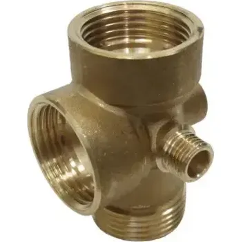 Domácí vodárna Tvarovka 5-cestná, mosazná, 5/4", 80mm, k domácím vodárnám