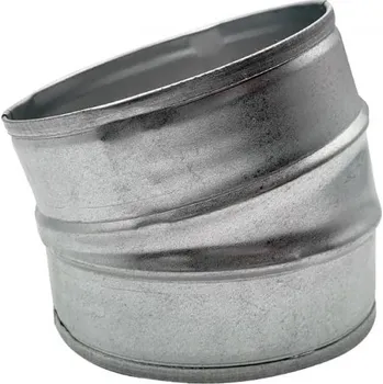 Ventilační potrubí Kovové koleno 15° 125 mm