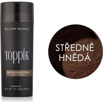 Příčesek Toppik vlákna k zahuštění vlasů 27,5g Odstín: Středně hnědá