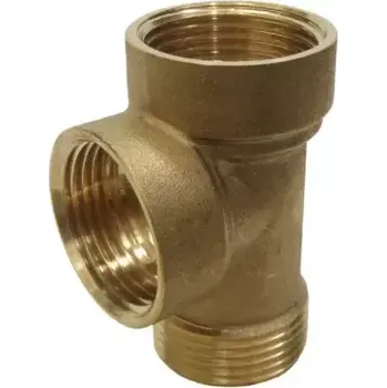 Domácí vodárna Tvarovka 3-cestná, mosazná, 1", 91mm, k domácím vodárnám