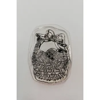 Razítko Razítko silikonové - Velikonoce košík - 4 x 3 cm