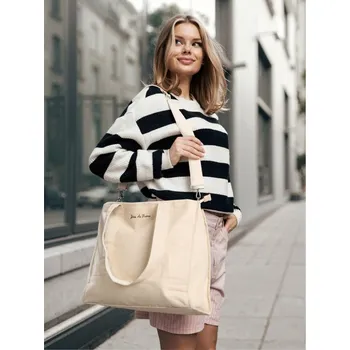 Sinsay - Velká taška na zip - krémová - 7960A-01X - 7960A-01X-ONE